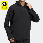 男子运动休闲透气宽松连帽外套 秋新款 HM2946 阿迪达斯正品 Adidas