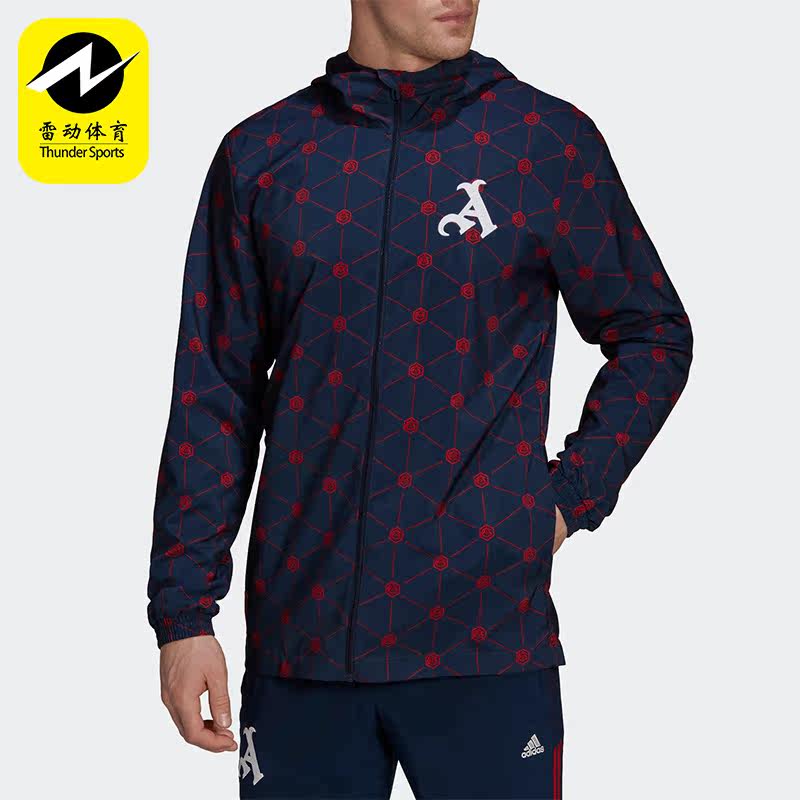 Adidas/阿迪达斯男子足球夹克图片