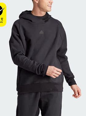 Adidas/阿迪达斯正品秋季新款男子宽松连帽套头卫衣IN5115