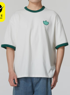 Adidas/阿迪达斯正品三叶草男士休闲圆领透气运动短袖JI7485