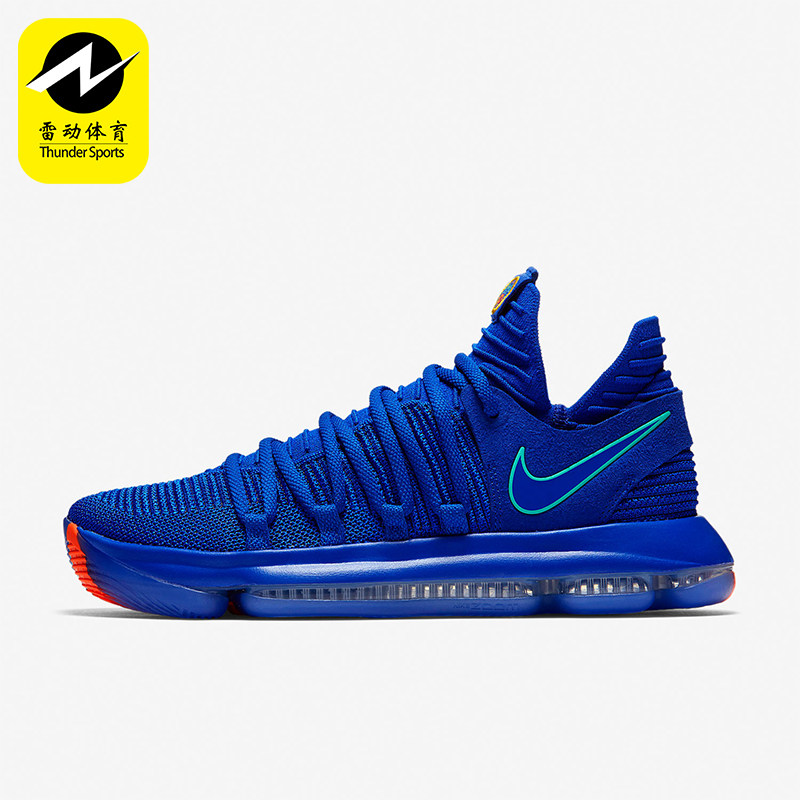 Nike/耐克正品KD 10男士低帮气垫缓震包裹性实战篮球鞋897816-402