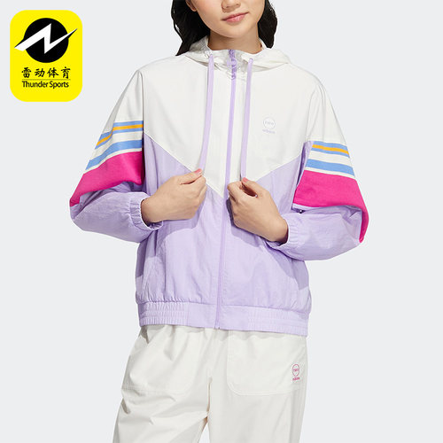 Adidas/阿迪达斯正品NEO春季新款女子运动休闲连帽外套IA6763