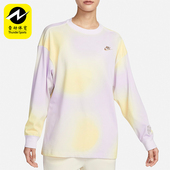 T恤FZ6566 Nike 女士休闲宽松透气圆领长袖 新款 512 耐克正品