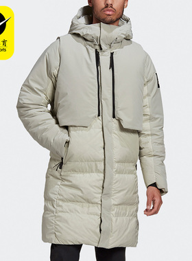 Adidas/阿迪达斯正品保暖男子冬马甲双面两件套保暖羽绒服 FT2430