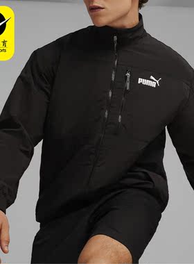 Puma/彪马正品春季新款男士宽松休闲梭织立领外套627117-01