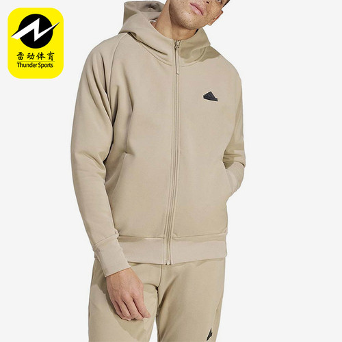 阿迪达斯男士运动休闲连帽外套