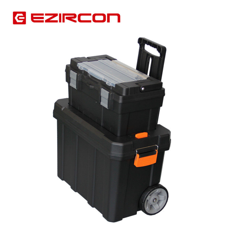 手拉工具箱收纳箱拖箱