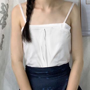 汉服吊带原创大码妹妹白色内衬马面裙打底新款古风常备内搭均码