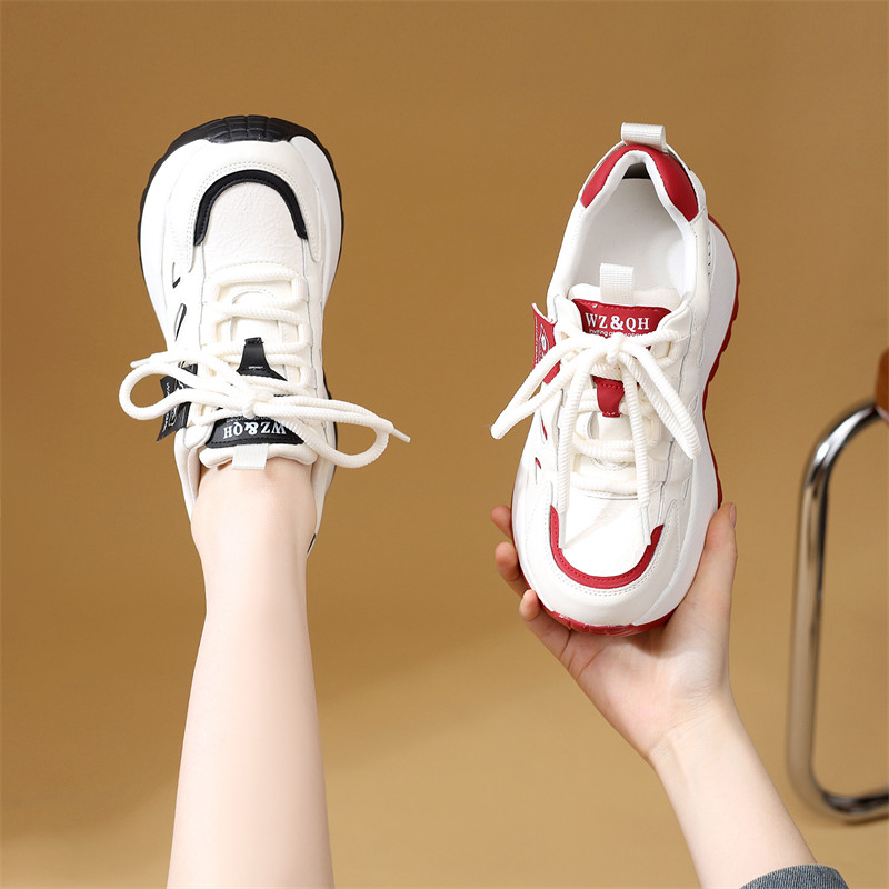 厚底爆款老爹鞋女2026春季新款百搭网红增高休闲鞋软底轻便运动鞋,女鞋,老爹鞋,淘宝优惠券,粉丝福利购,淘宝优惠卷