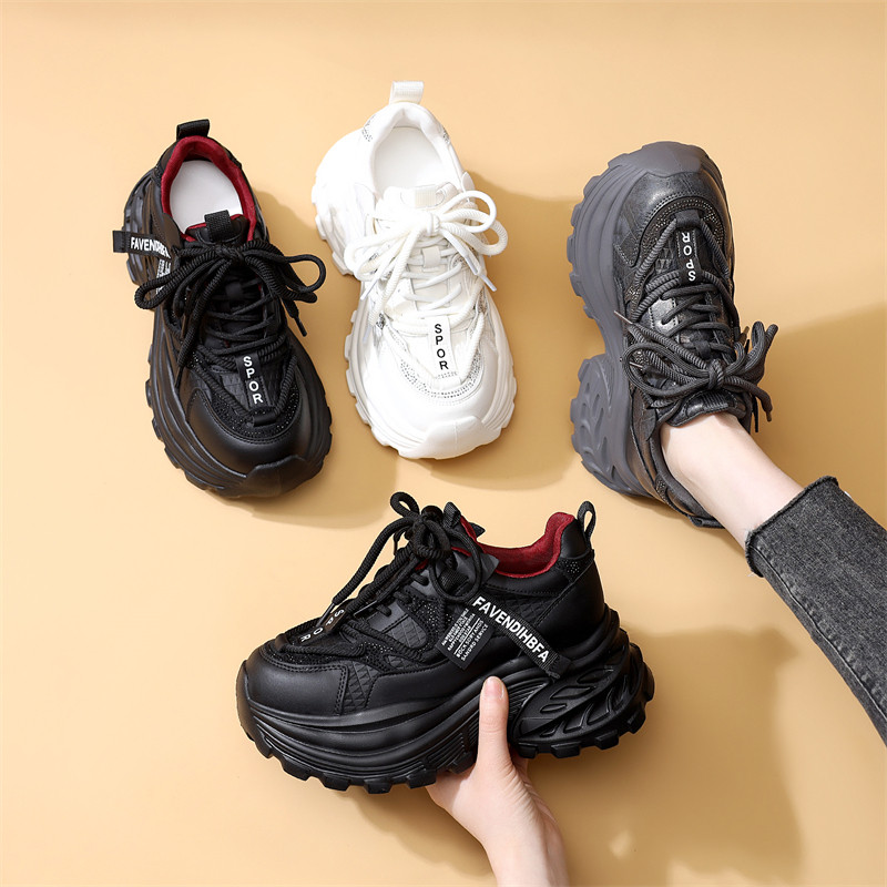 厚底轻奢老爹鞋女2026春季新款百搭增高小个子软底好看休闲运动鞋,女鞋,老爹鞋,淘宝优惠券,粉丝福利购,淘宝优惠卷