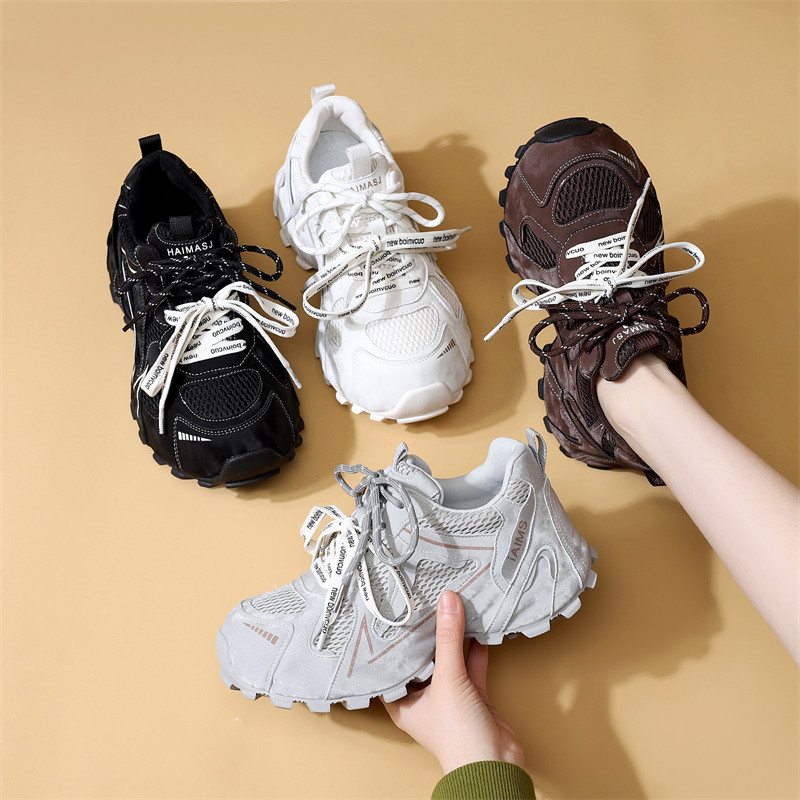 厚底欧货老爹鞋女2026春季新款网面增高休闲软底舒适运动鞋大码41,女鞋,时尚休闲鞋,淘宝优惠券,粉丝福利购,淘宝优惠卷