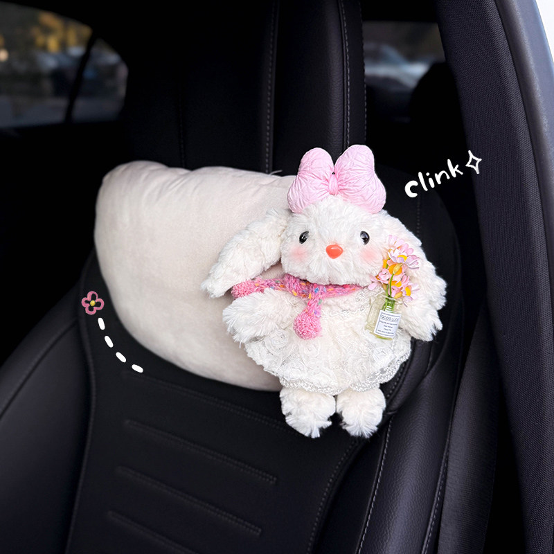 2025新车创意汽车头枕汽车靠背枕头颈部枕头座椅腰部汽车可爱