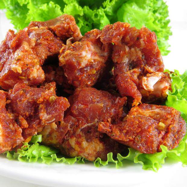 云南特产 普洱特色食品 腌猪肉 腌骨头生 （生食）