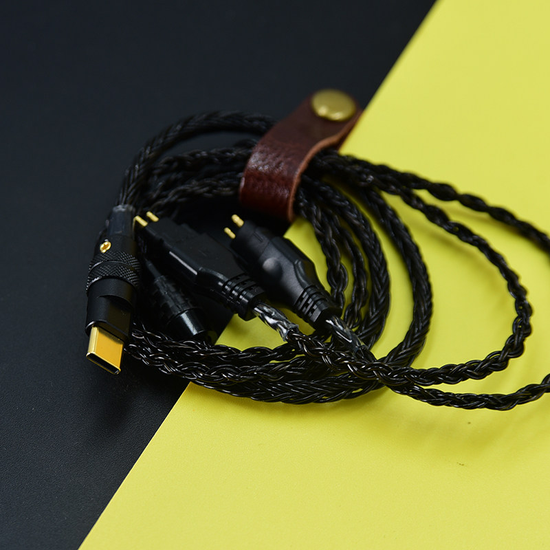 type-c安卓扁口c森海HD580 hd600 HD650 HD700 hd660S耳机升级线