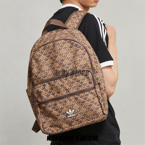Adidas三叶草学生书包背包双肩包