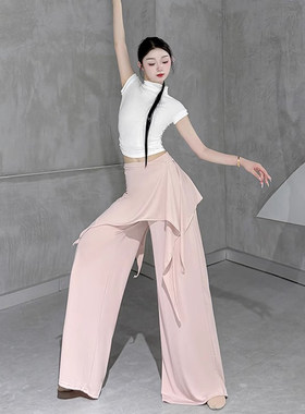 新款现代古典舞练功服舞蹈阔腿裤