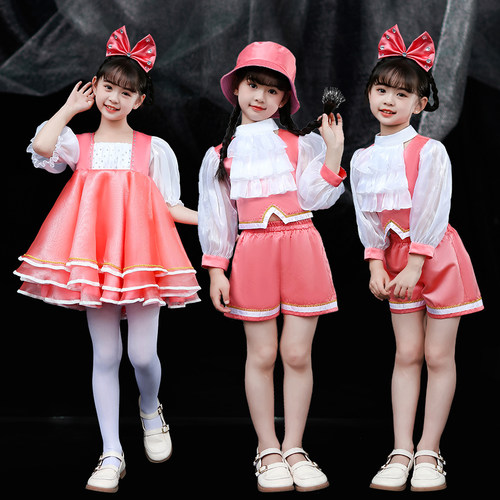 蓬蓬裙六一合唱演出服儿童舞蹈裙