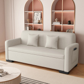 猫抓皮储物沙发小户型客厅卧室阳台出租房民宿服装 店单双三人沙发