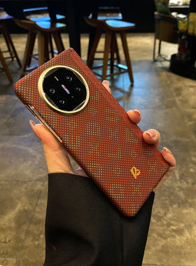 适用华为X6手机壳新款超薄纹理带中轴全包防摔x5典藏版镜框防摔磁吸x3商务男士mtx6硬壳保护套