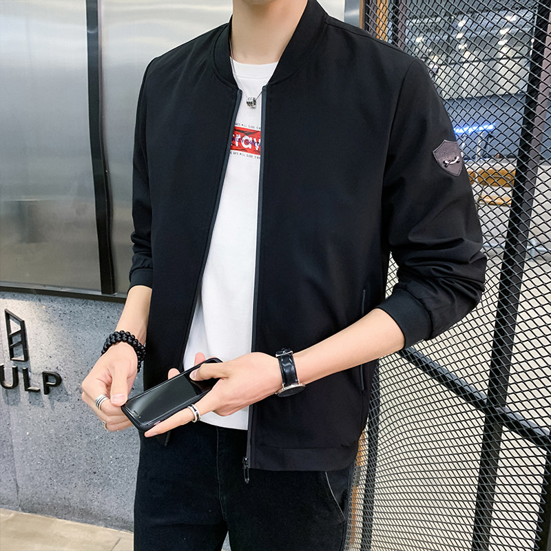 2024新款春秋季男士外套秋装韩版男装棒球服薄款休闲运动痞帅夹克
