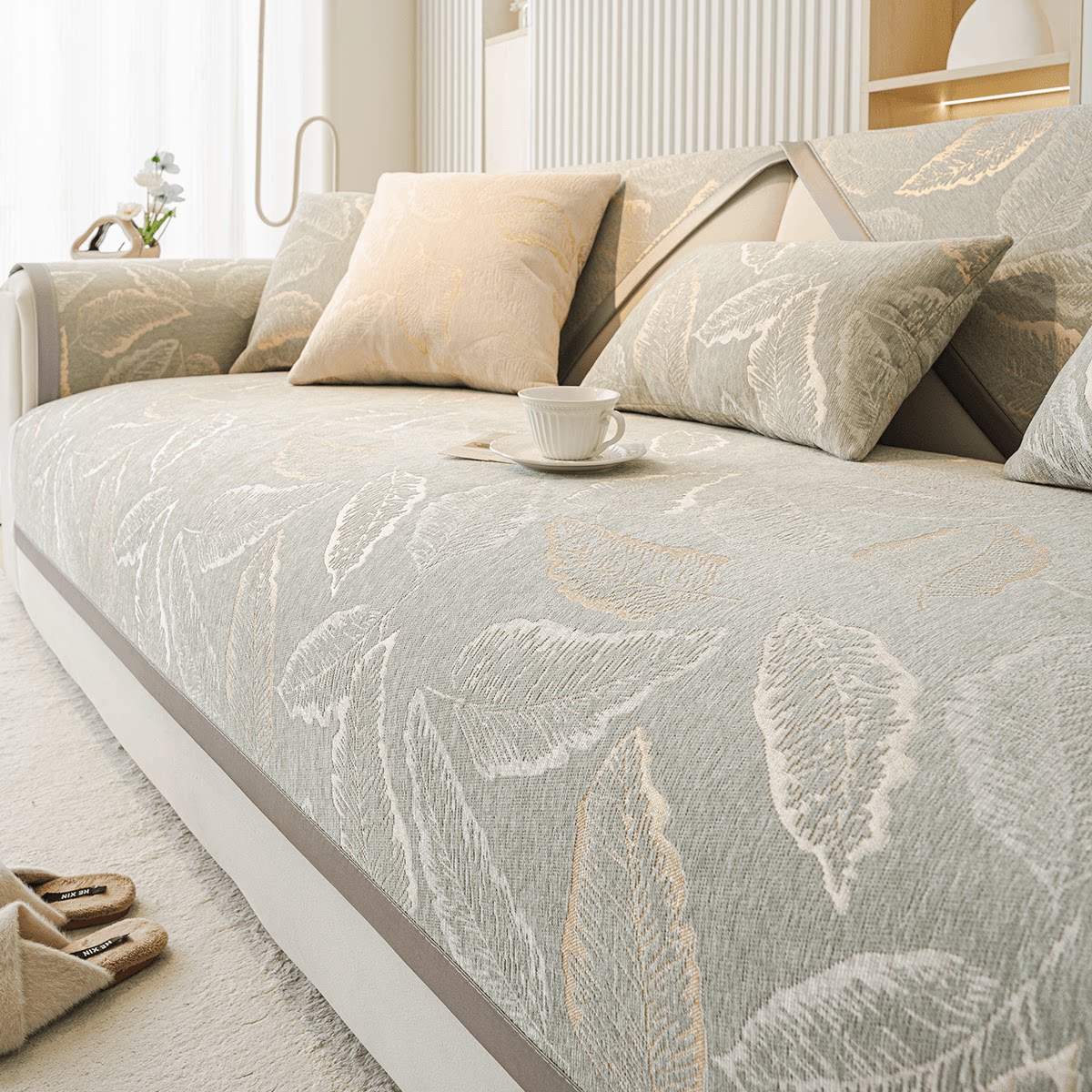 真皮沙发垫四季通用2026新款轻奢高级感防滑直排坐垫子套罩盖布巾