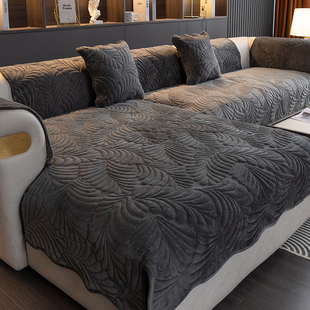 沙发垫2026新款 通用轻奢高级感三座套罩巾春夏盖布 坐垫子防滑四季