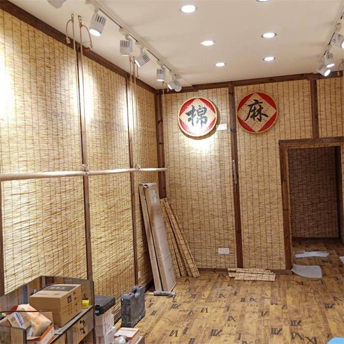 草帘复古门帘装饰隔断竹帘遮阳草席装修子芦苇帘子帘卷帘窗帘升降|ruв категории домашний ткань, занавес, занавес и аксессуары, створка - от Buy2taobao.com для оказания профессиональной услуги покупки агента Taobao