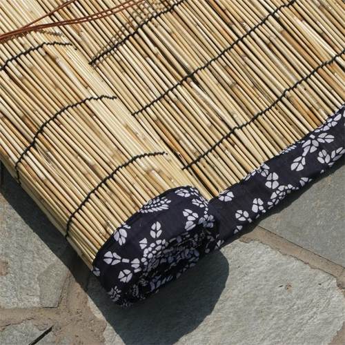 复古遮阳民宿装修原色芦苇帘子