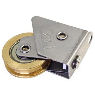 蒙莱奇不锈钢铜轮828型铝合金门窗滑轮推拉移门老式滚轮窗户配件