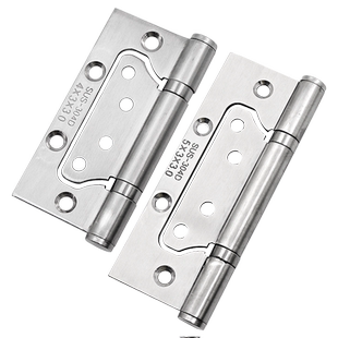 2个装4寸加厚不锈钢子母合页免开槽房门转轴合叶门窗铰链木门合页