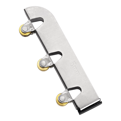 5mm玻璃移门滑轮不锈钢壳滚轮子