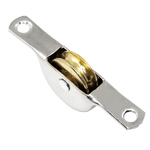 小号老式推拉门滑轮镀铜轮橱柜趟门鲍鱼轮移门窗平轮凹轮移门轮子