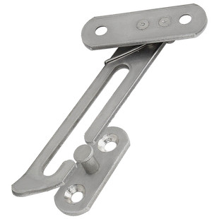 304不锈钢风撑铝合金平开窗户儿童安全锁推拉门窗通风限位器配件