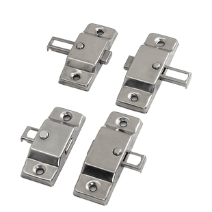 无框阳台玻璃窗户弹簧自动插销锁卫生间推拉移门窗锁扣不锈钢插销