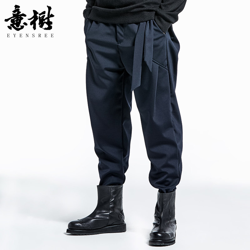 Chinese style Original Casual pants Clearance shorts fashion Wide leg pants Trend Large Cropped Trousers Easyin the Men's clothing, Casual pants  category - from Buy2taobao.com to provide professional Taobao agent buy service