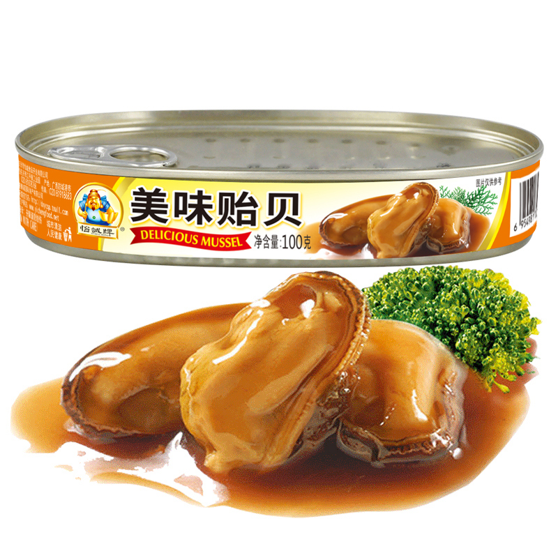 怡诚美味熟食即食罐头香辣贻贝