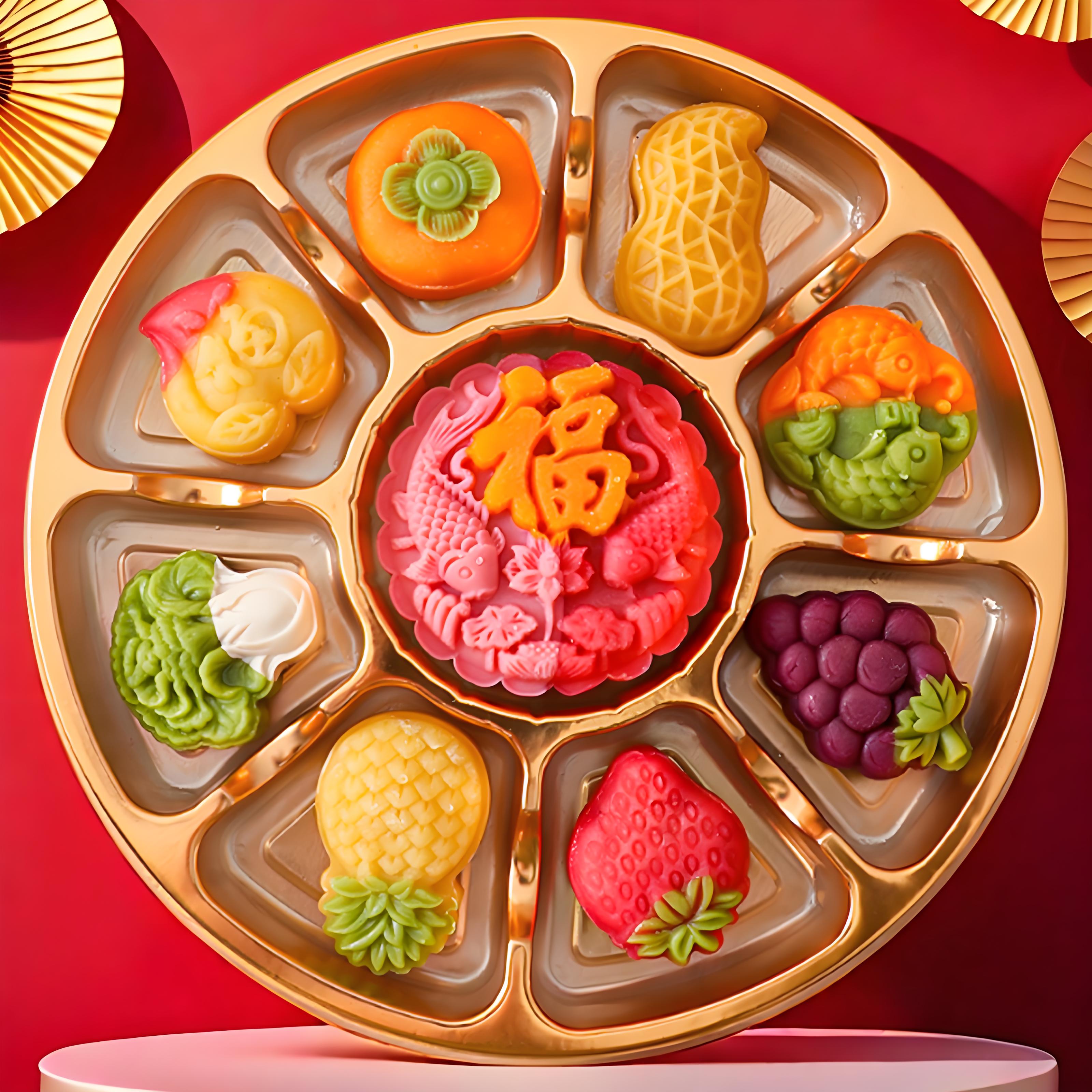佛堂素食贡品糕点可食用金圆盘福寿糕传统精美茶点手工
