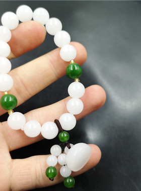 华夏新疆莲蓬手链女款金丝玉