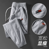 Демисезонные осенние штаны для отдыха, оверсайз, свободный крой, эластичная талия