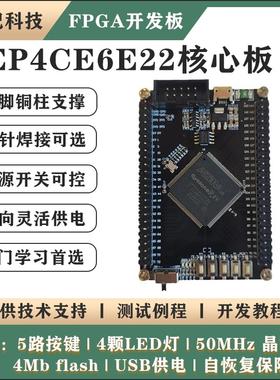 FPGA Altera EP4CE6E22C8核心板开发板 电子设计竞赛最小系统板