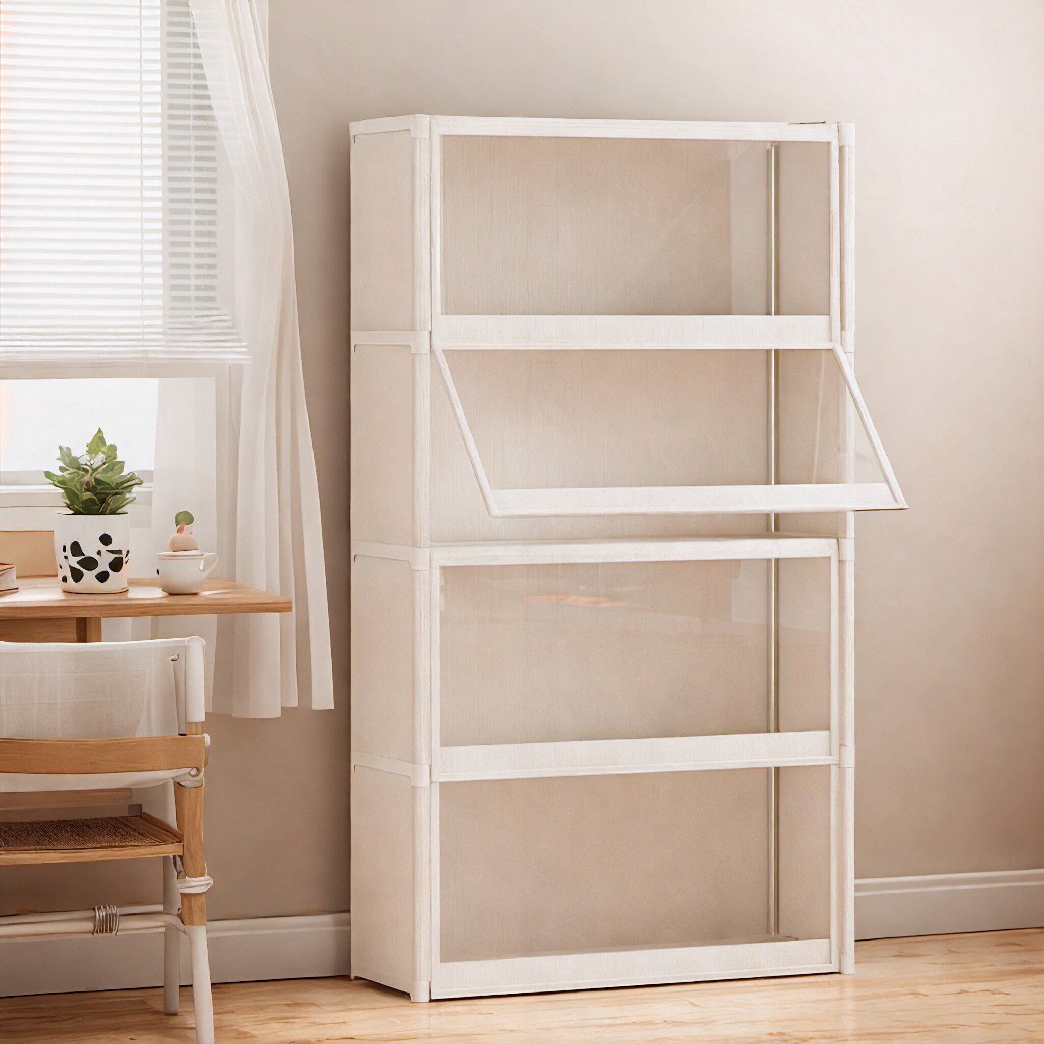 书柜落地桌面置物架学生家用书本书架储物柜一体靠墙防尘收纳柜,住宅家具,单个书柜,淘宝优惠券,粉丝福利购,淘宝优惠卷