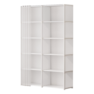 书架置物架落地简易家用多层客厅柜子储物柜窄缝小书柜靠墙边收纳