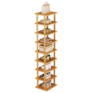 鞋架家用门口迷你窄小鞋子置物收纳架窄边鞋柜入门窄高立式省空间