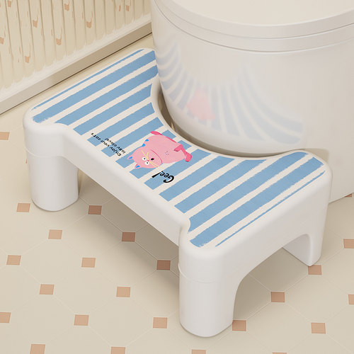 防滑加固！可爱马桶凳