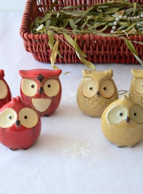 日式风陶瓷书房台面居家小摆件