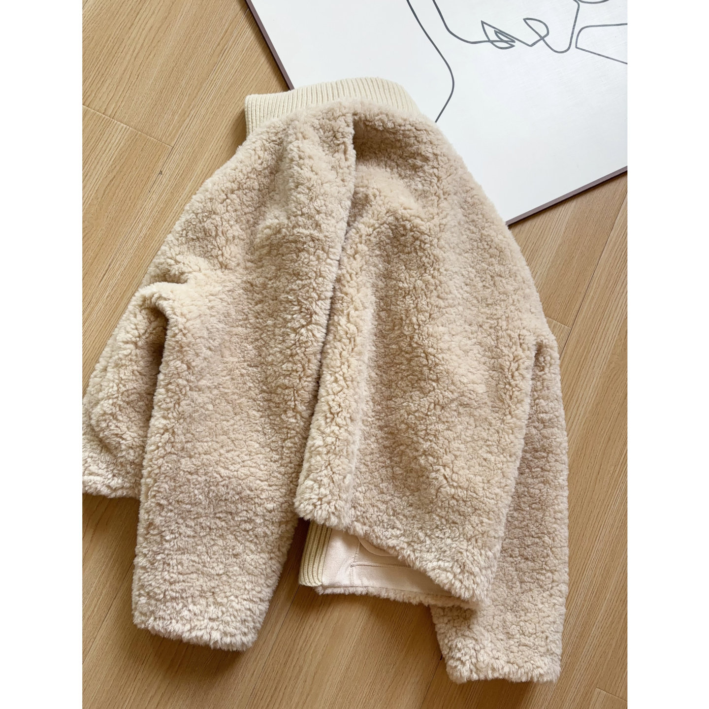 暖fufu~ 环保仿皮草  针织拼接立领羊羔绒毛毛厚实短外套秋冬女,女装/女士精品,短外套,淘宝优惠券,粉丝福利购,淘宝优惠卷