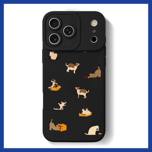 简约猫咪iPhone手机壳