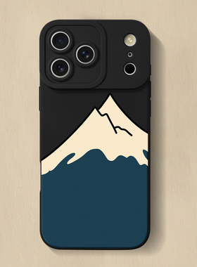 山脉之上 iPhone16手机壳苹果17promax套15新款14简约13防摔12适用11华为mate60卡通pura70pro全包边荣耀x50