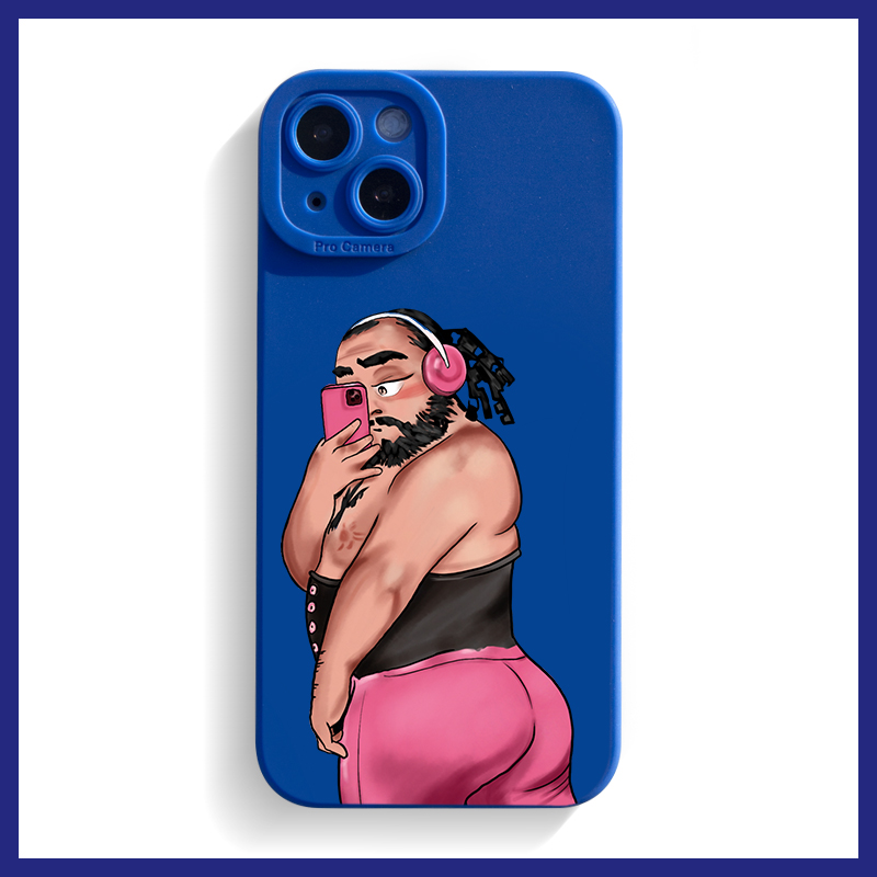 美少女猛男iPhone手机壳