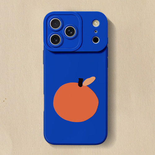 ins风橘子iPhone手机壳